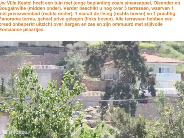 Villa Kestel | Turquie, Riviera Turque, Alanya - villa Vue de face avec description de la terrasse