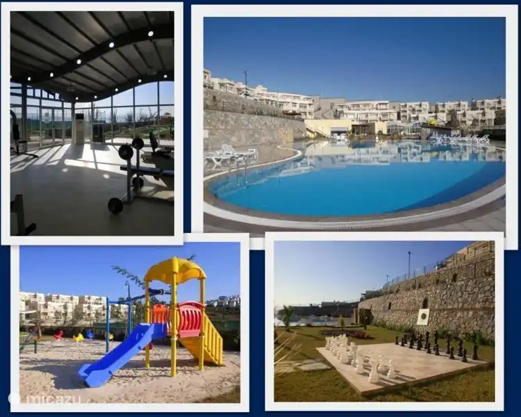 Einrichtungen im Park.
Für die Kinder gibt es einen Spielplatz und ein Planschbecken. Der große Swimmingpool ist der Ort, um andere Besucher des Lakeside Garden zu treffen. 