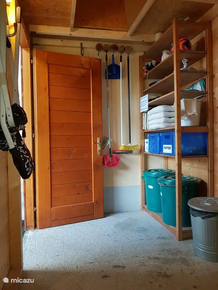 Storage for waste / cleaning supplies / chair cushions / outdoor toys / high chair 