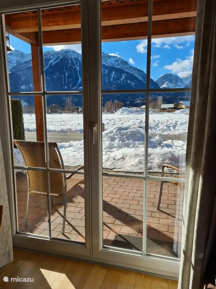 View through the garden door 