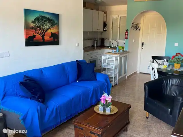 Casa cerca de dunas y mar en La Mata en España, Costa Blanca, La Mata - casa vacacional sala de estar