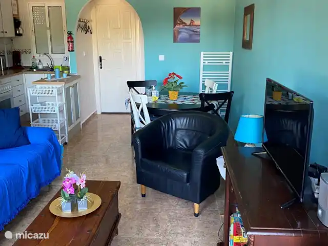 Casa cerca de dunas y mar en La Mata en España, Costa Blanca, La Mata - casa vacacional sala de estar