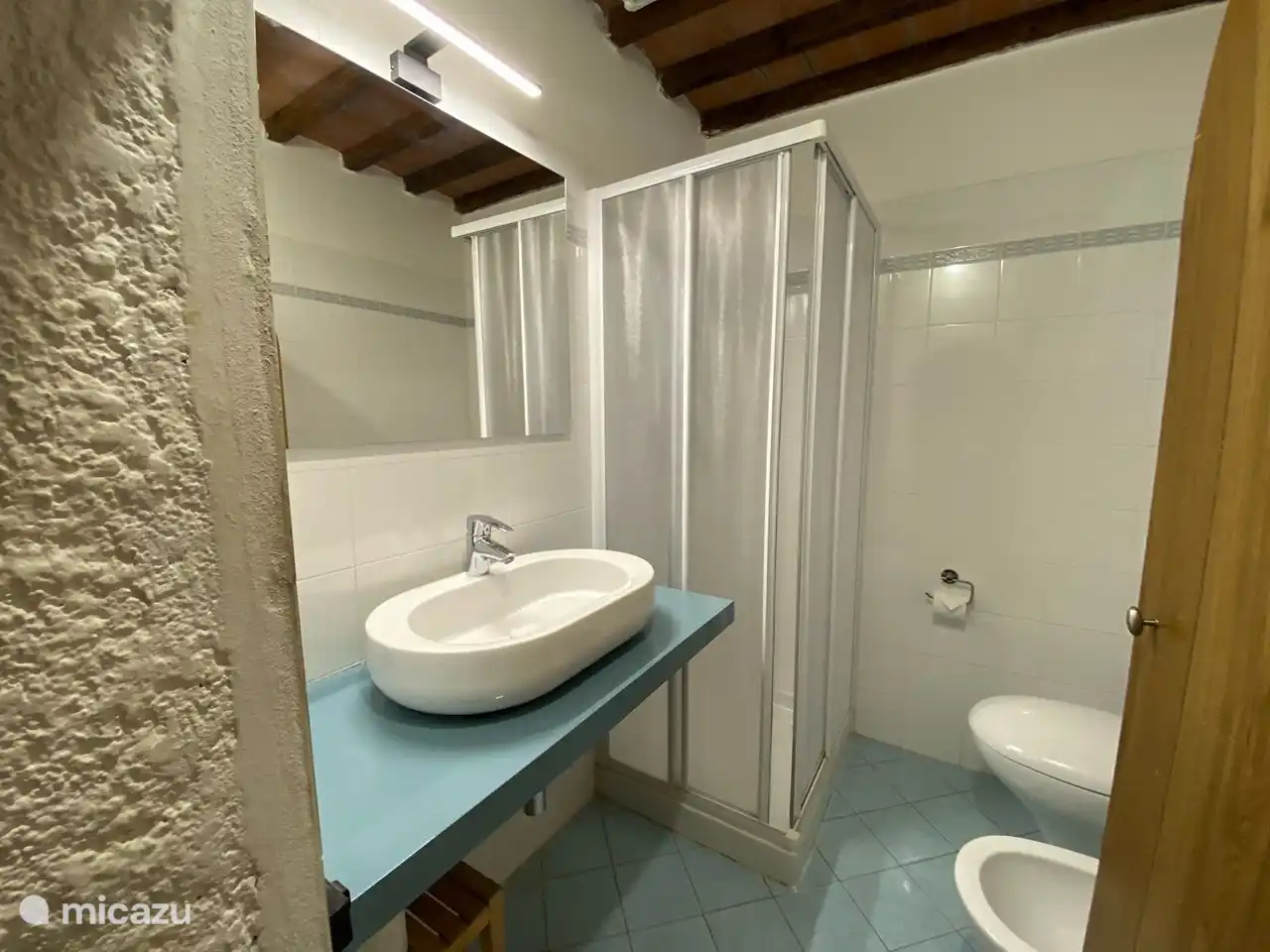 Badezimmer im Erdgeschoss.