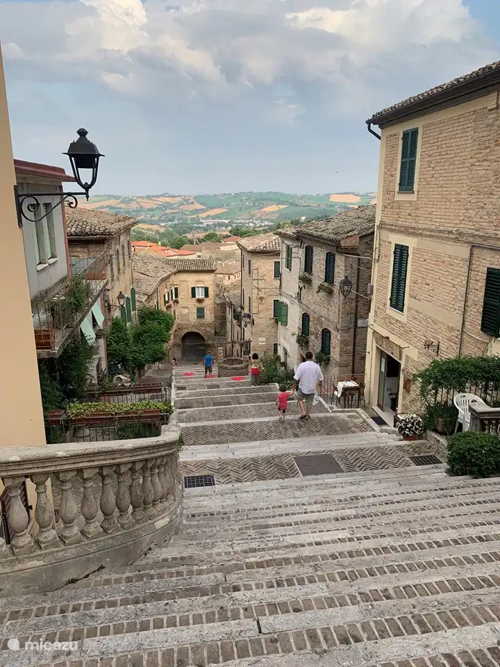 The stairs of Corinaldo