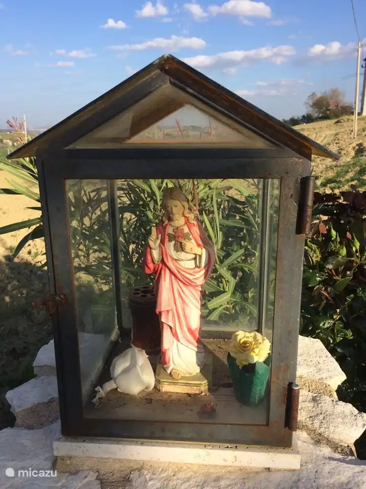 During a walk you will come across many original altars