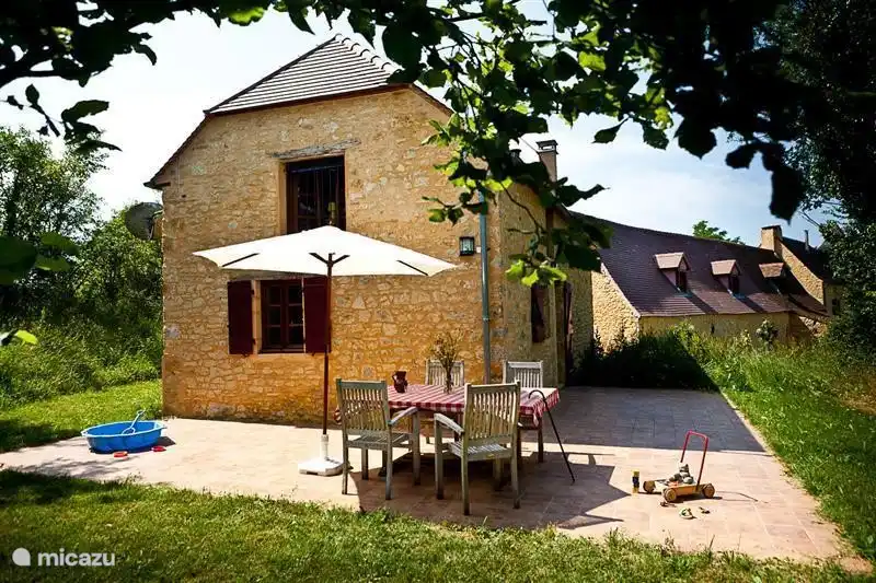 terraza de la cabaña