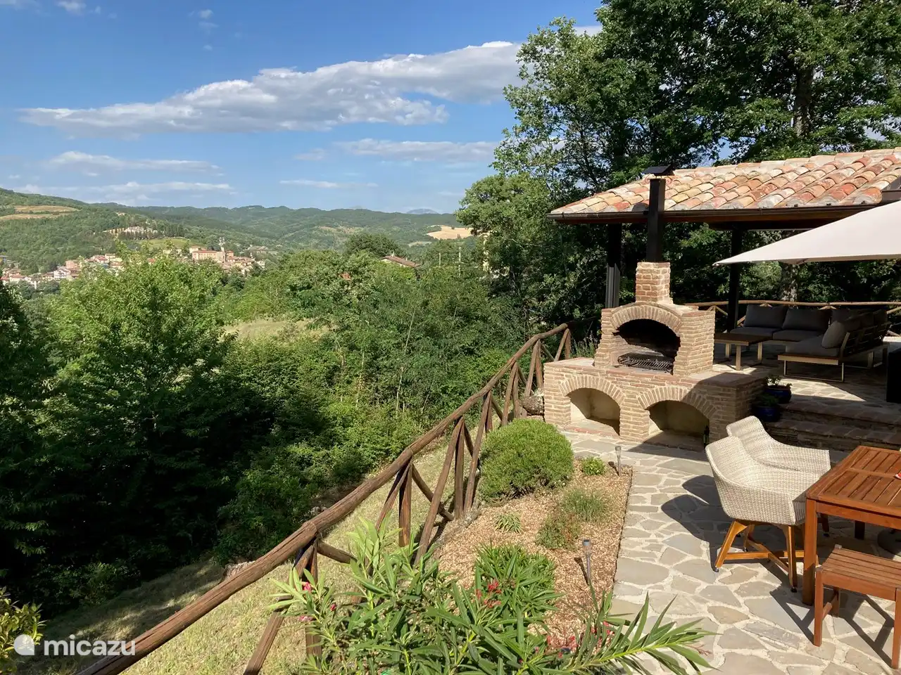 View from terrace on Pietralunga
