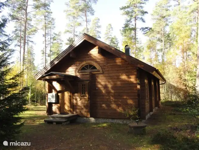 Tür auf der Seite des Hauses.