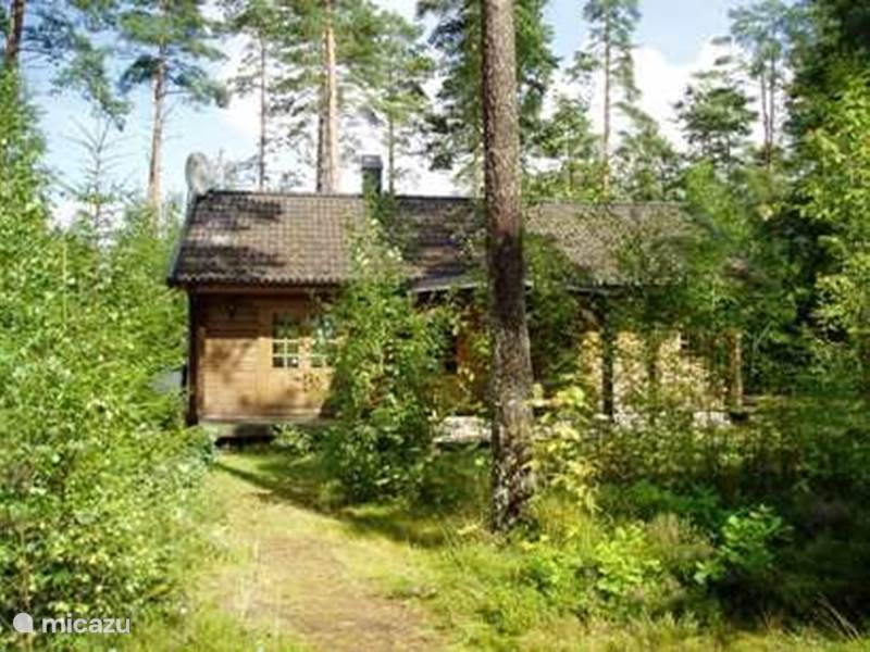 Ferienwohnung Schweden, Småland, Vägla (tussen Markaryd en Hallaryd) Blockhütte / Lodge Holz Blockhaus