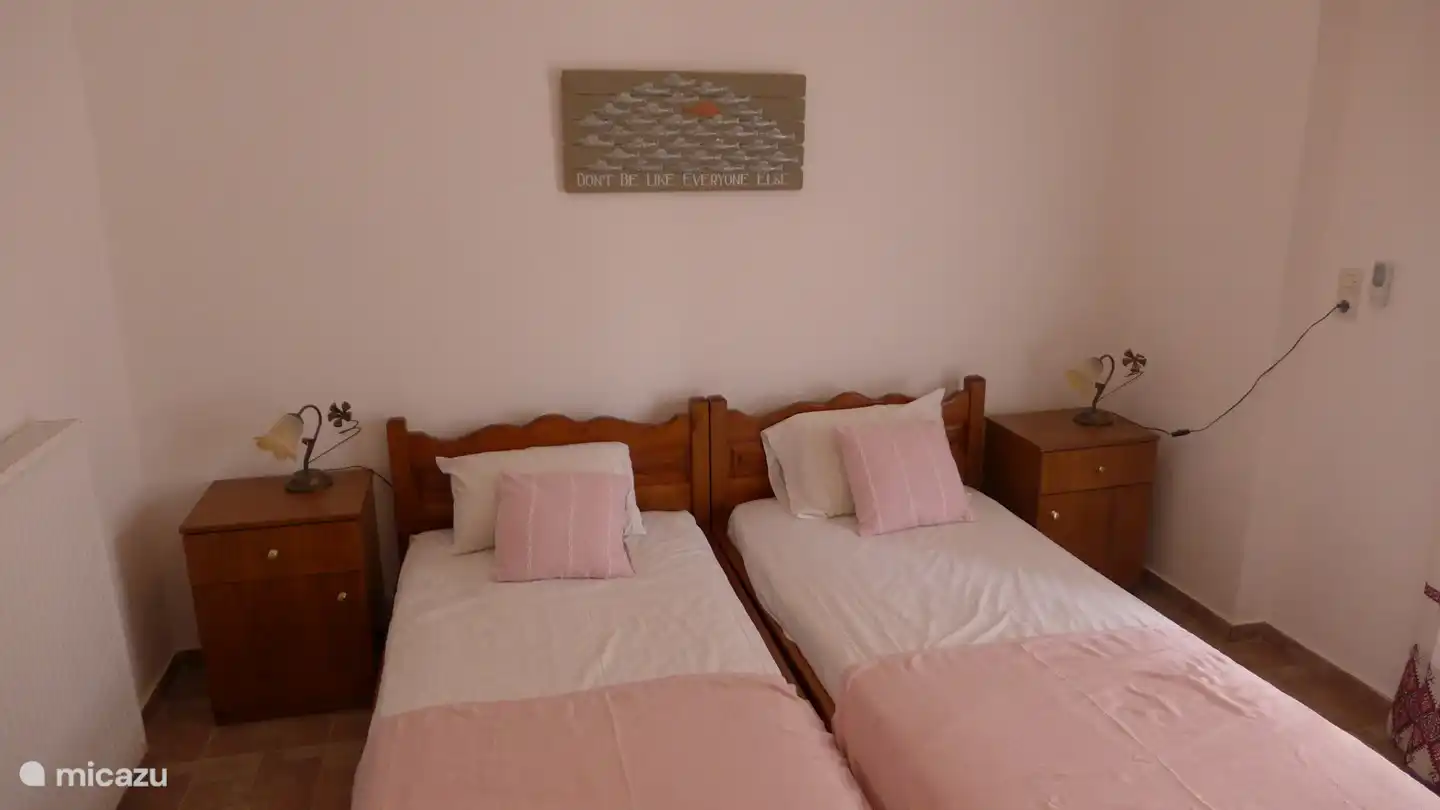 The lower bedroom in the other villa (1)