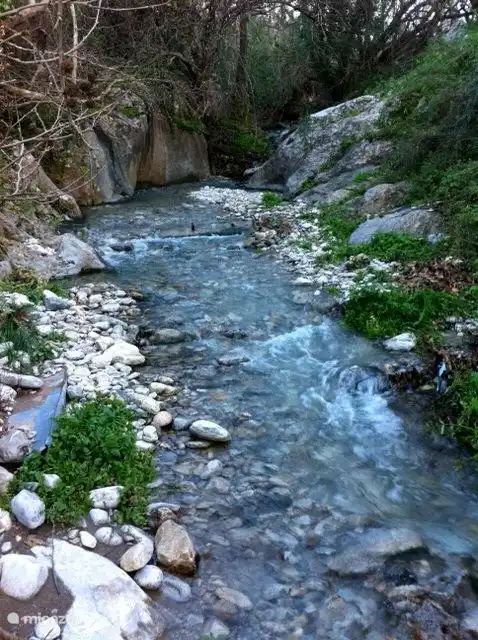 The river on our own property