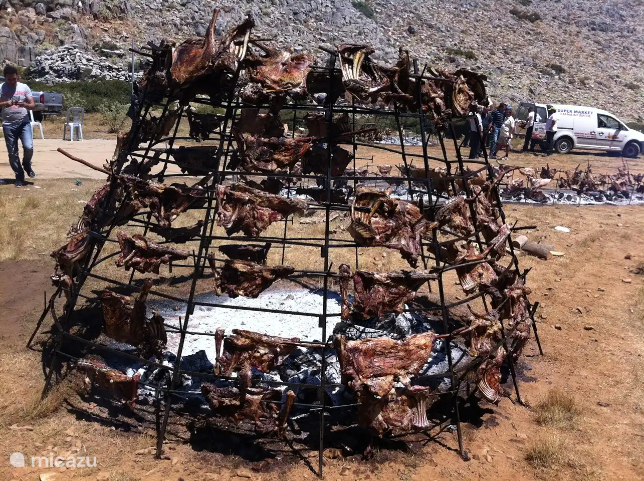 A very big local BBQ