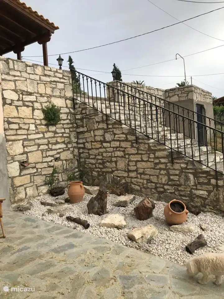 The entrance to the villas from our own house