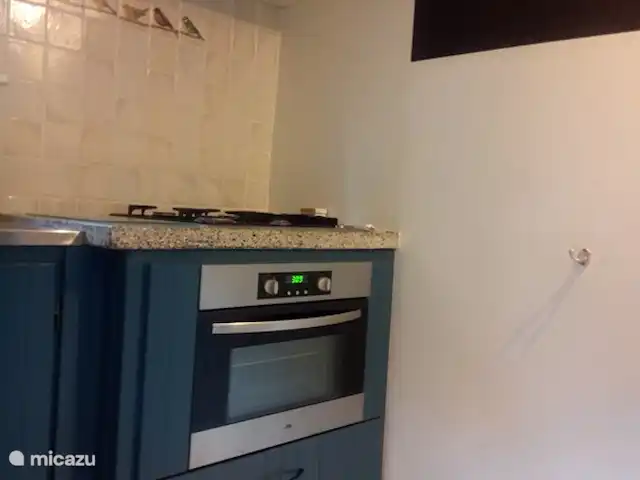 la piedra blanca en Países Bajos, Güeldres, Nunspeet - casa vacacional La cocina ha sido renovada con un hermoso horno. A menudo escuchamos de nuestros invitados que un horno sería muy bueno. Ahora lo ha conseguido y se ha instalado un horno en la cocina.